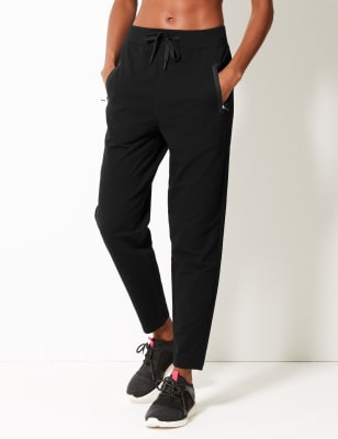 m&s ladies black joggers