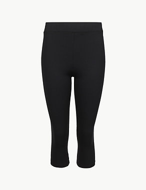 Quick Dry Cropped Sport Leggings Image 2 of 6