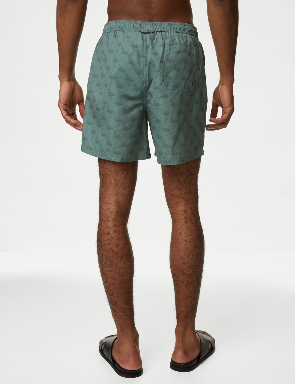 Flamingo swimming shorts top