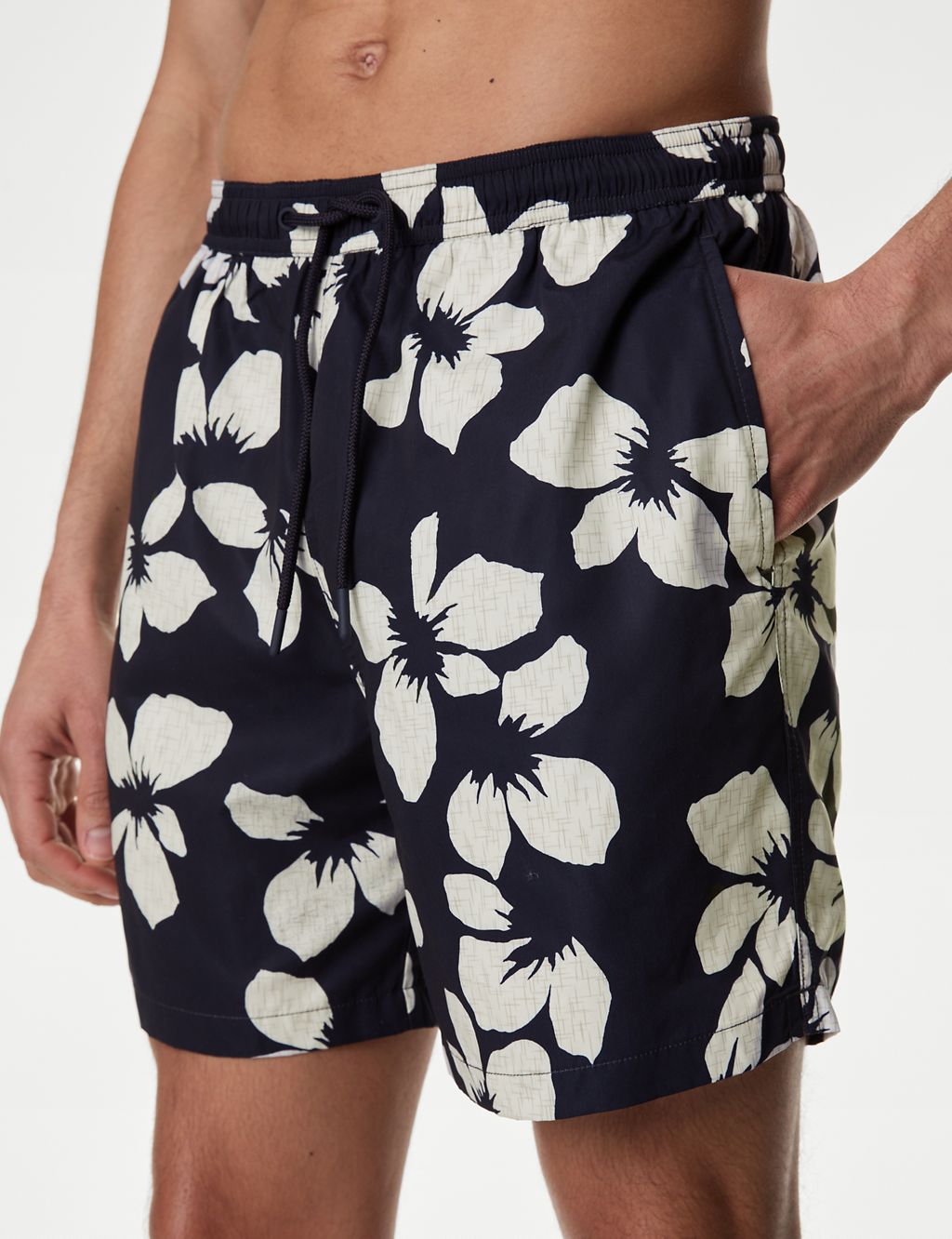 Quick Dry Floral Graphic Swim Shorts 2 of 5