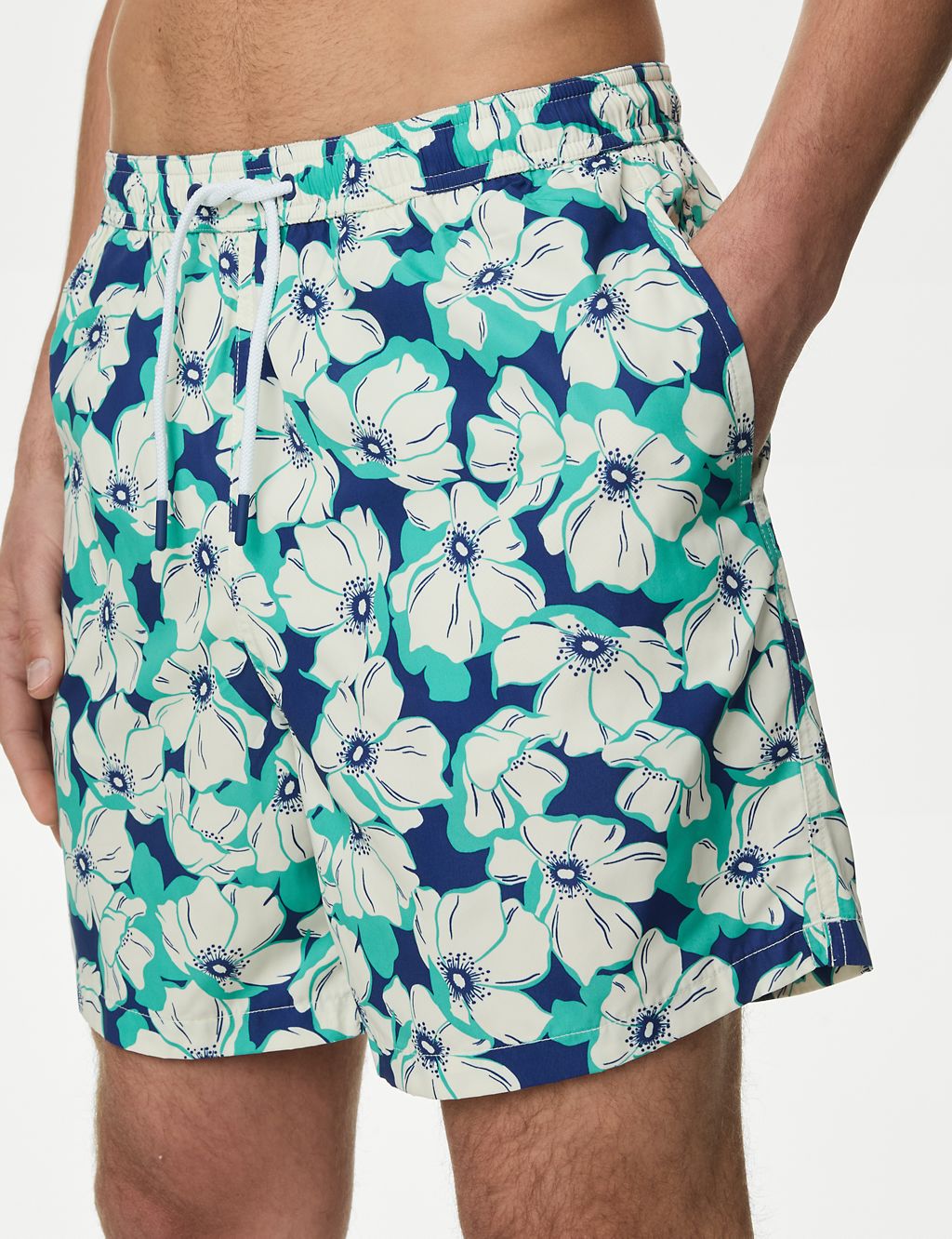 Quick Dry Floral Swim Shorts 2 of 5