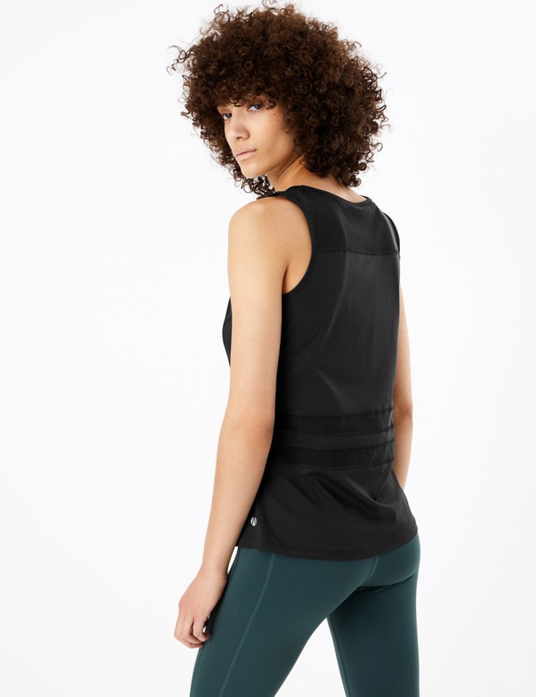 Quick Dry Mesh Panelled Vest Top 4 of 5