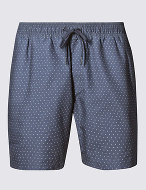Quick Dry Spotted Swim Shorts Image 2 of 3