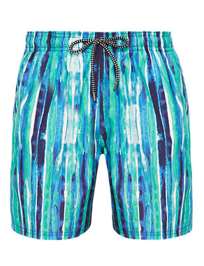 Quick Dry Striped Swim Shorts Image 2 of 4