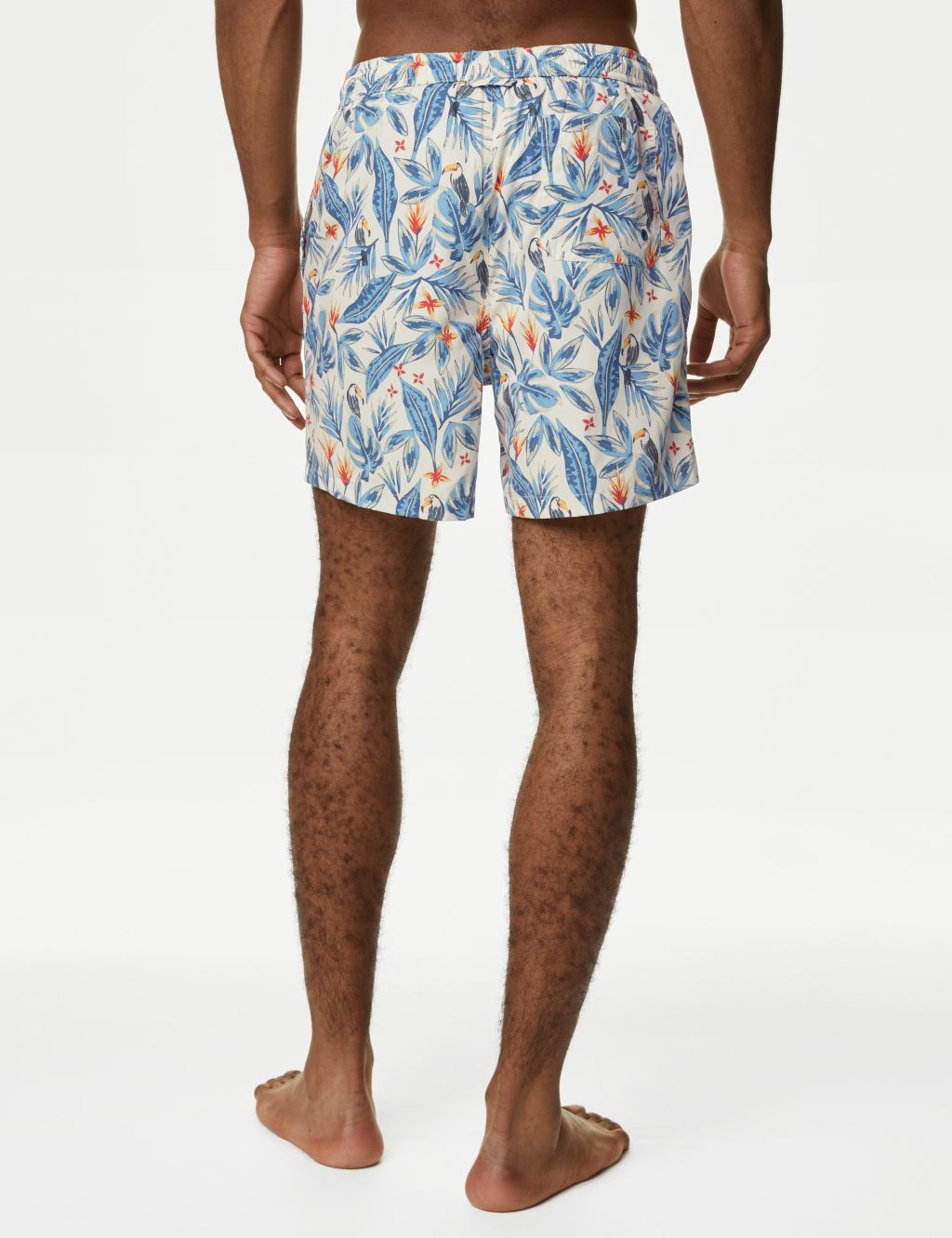 Quick Dry Tropical Graphic Swim Shorts 4 of 7