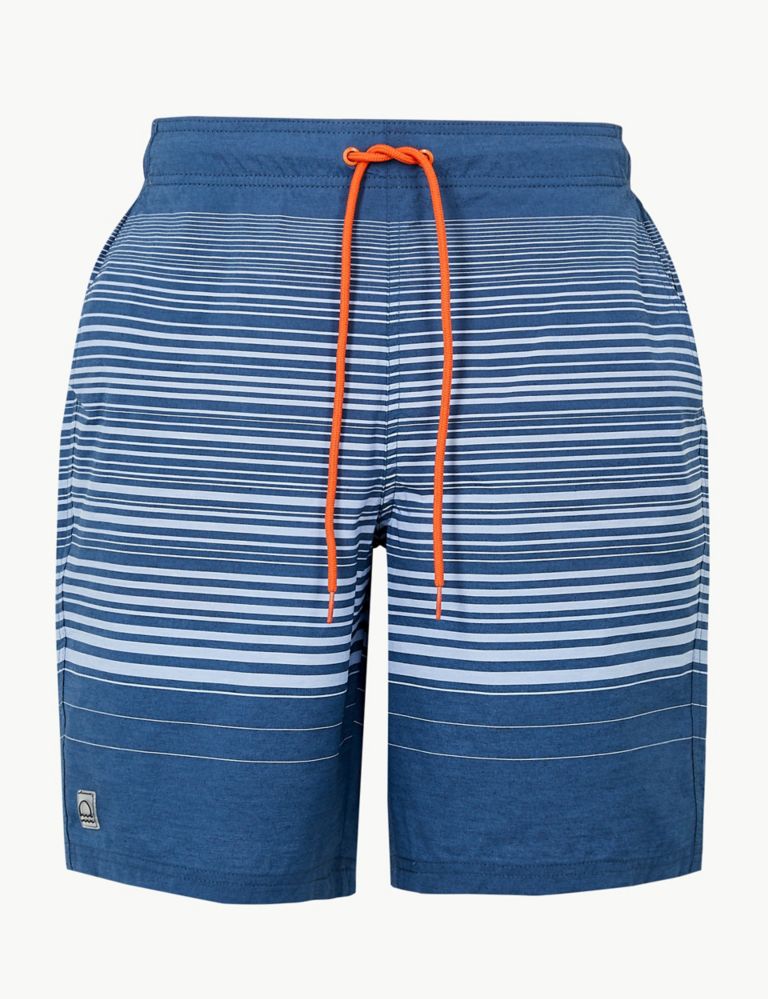 Quick Dry Woven Stripe Swim Shorts 2 of 3