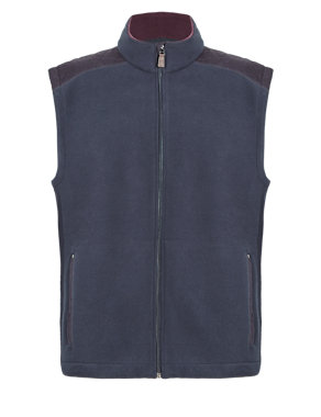Quilted & Panelled Thermal Gilet Image 2 of 3