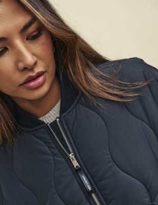 Gap longline bomber outlet jacket