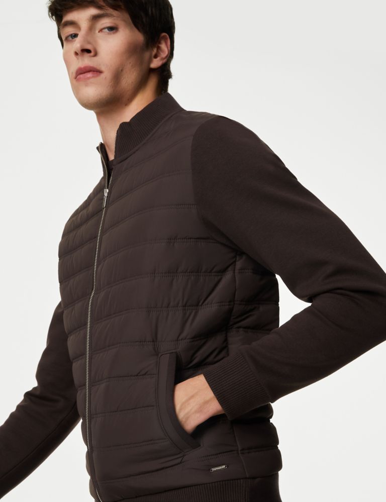 Quilted Bomber Jacket 2 of 5