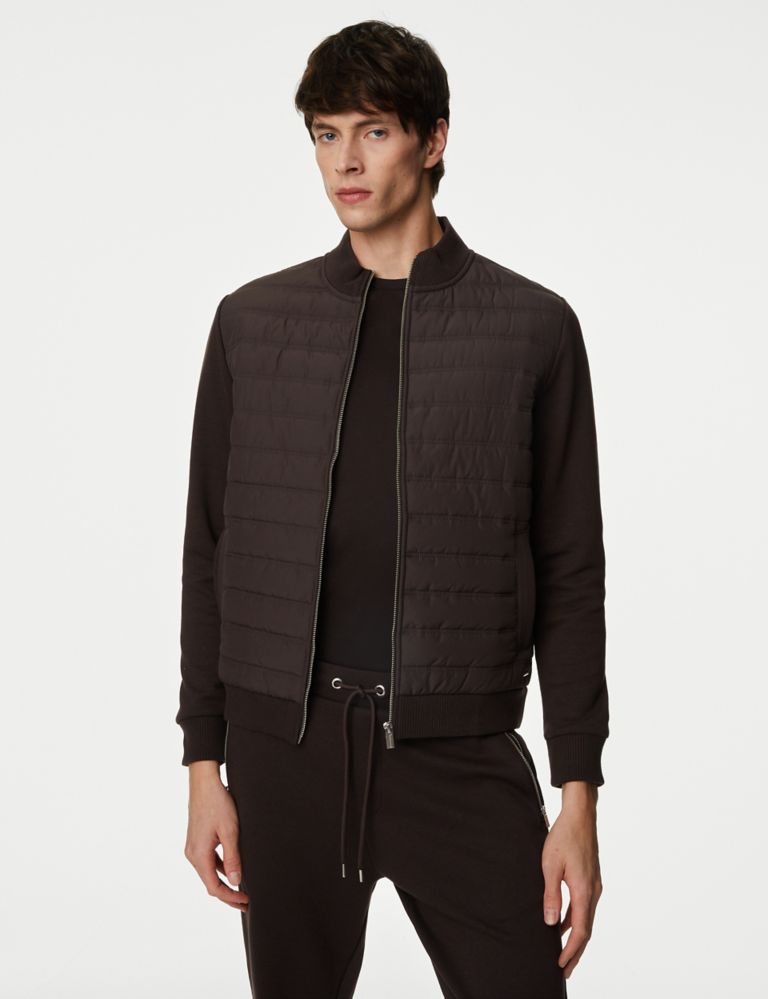 Quilted Bomber Jacket 3 of 5