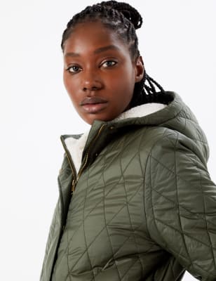 Borg lined cheap parka womens