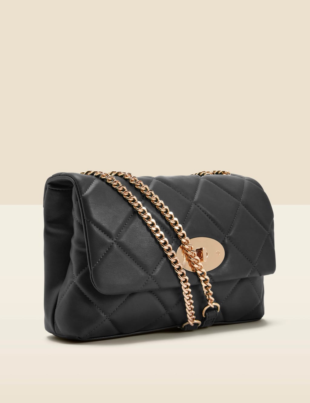 Quilted Chain Strap Cross Body Bag SOSANDAR M&S