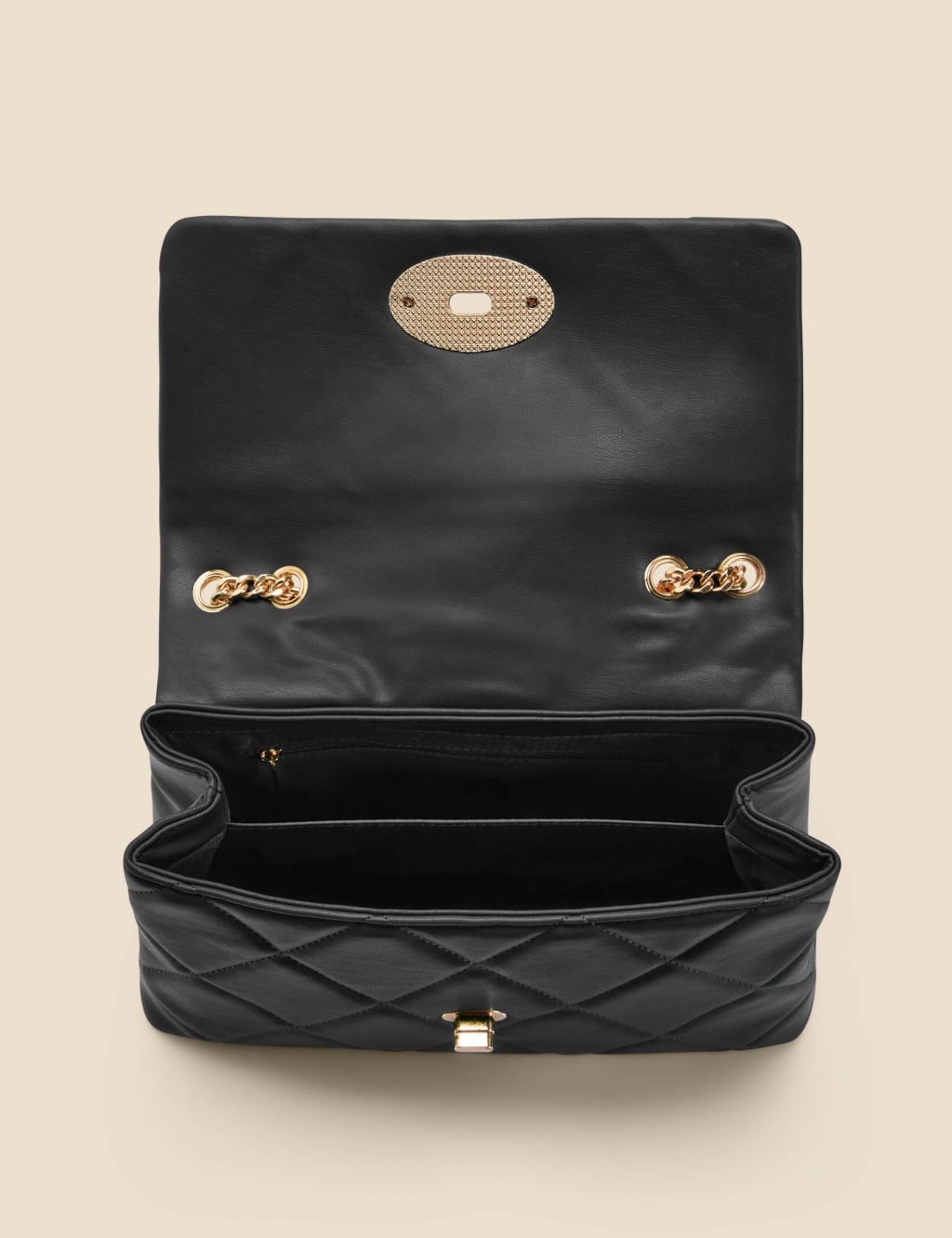 Quilted Chain Strap Cross Body Bag SOSANDAR M&S