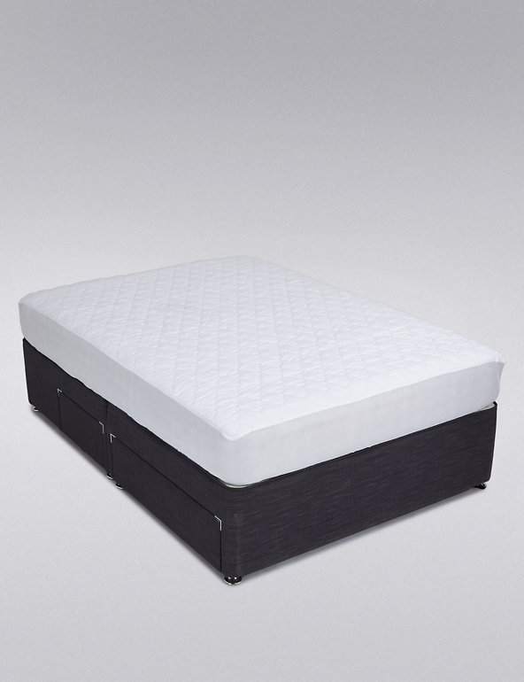 Quilted Cotton Waterproof Mattress Protector Image 1 of 2