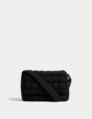 Quilted Cross Body Bag, M&S Collection