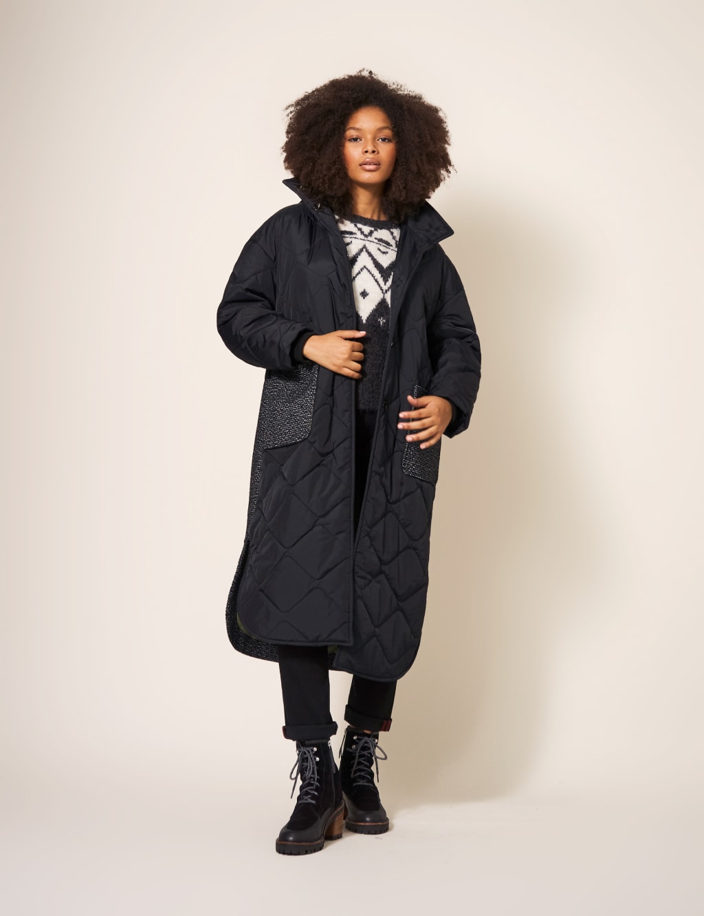 Laura ashley hotsell funnel neck coat