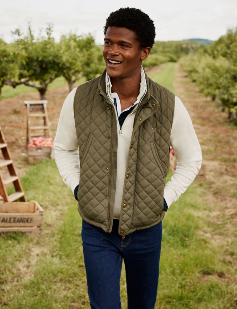 ted baker quilted gilet