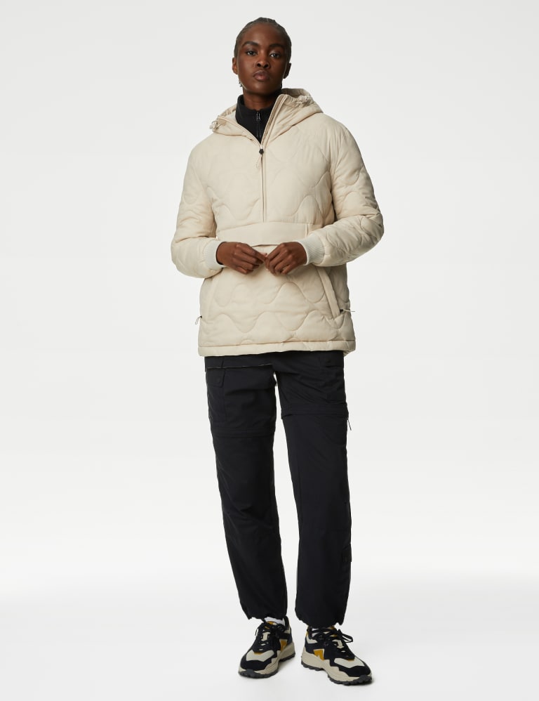 Puffer half jacket hotsell