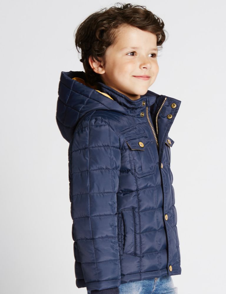 Quilted Hooded Jacket (1-7 Years) 3 of 6