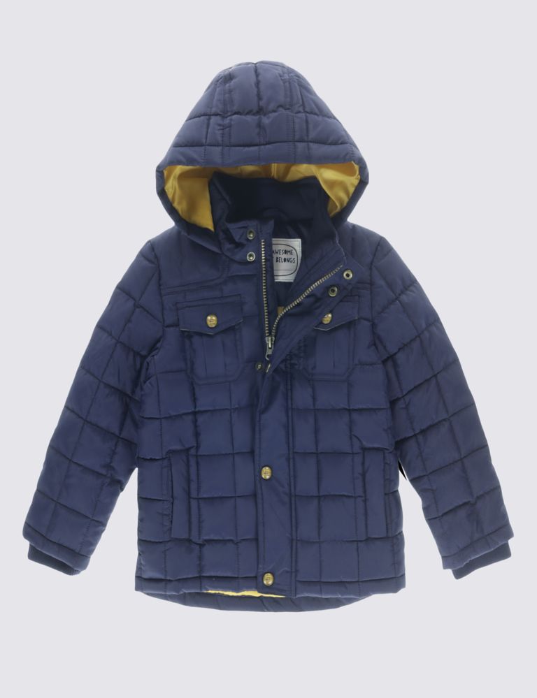 Quilted Hooded Jacket (1-7 Years) 2 of 6