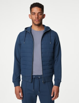 Mens 2025 quilted hoodie