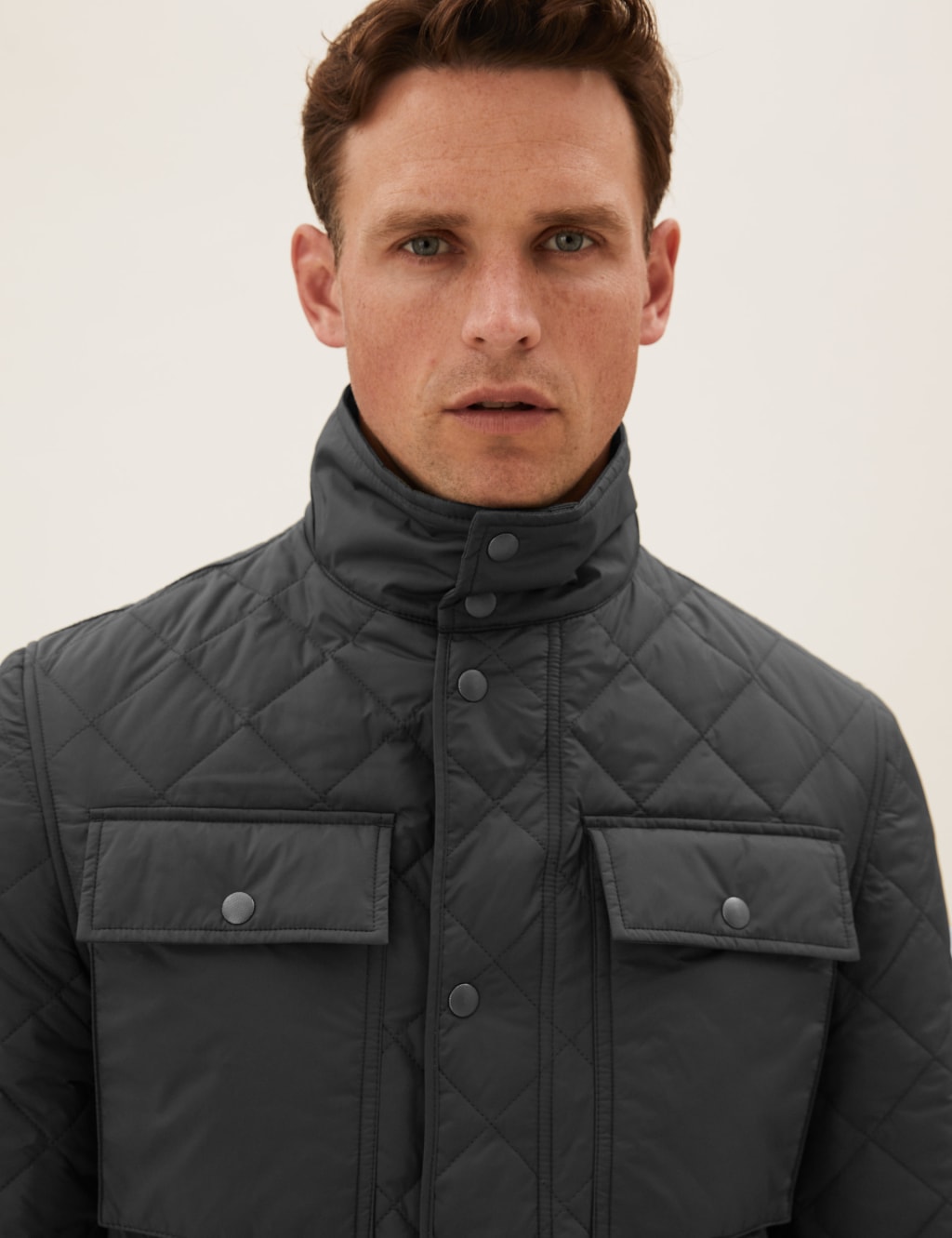 Quilted Jacket with Stormwear™ M&S Collection M&S