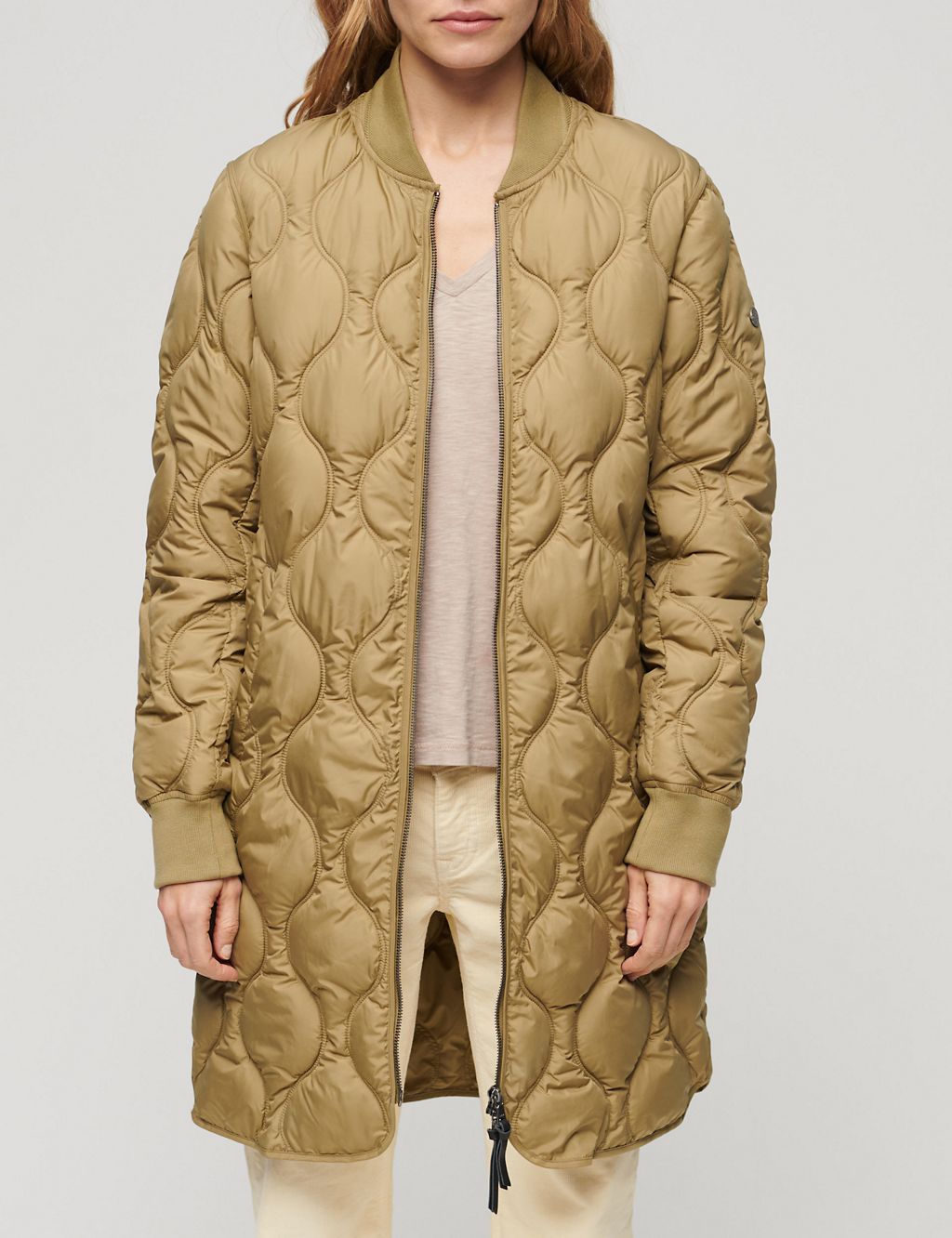 Quilted Lightweight Relaxed Coat 4 of 6
