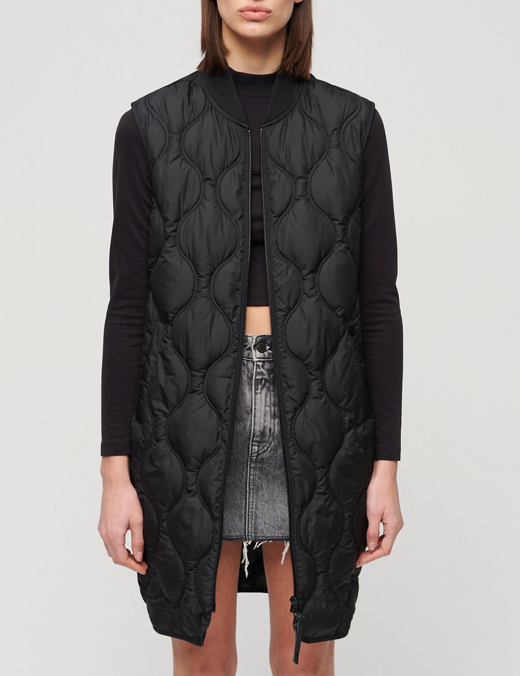 Quilted Longline Gilet 4 of 6