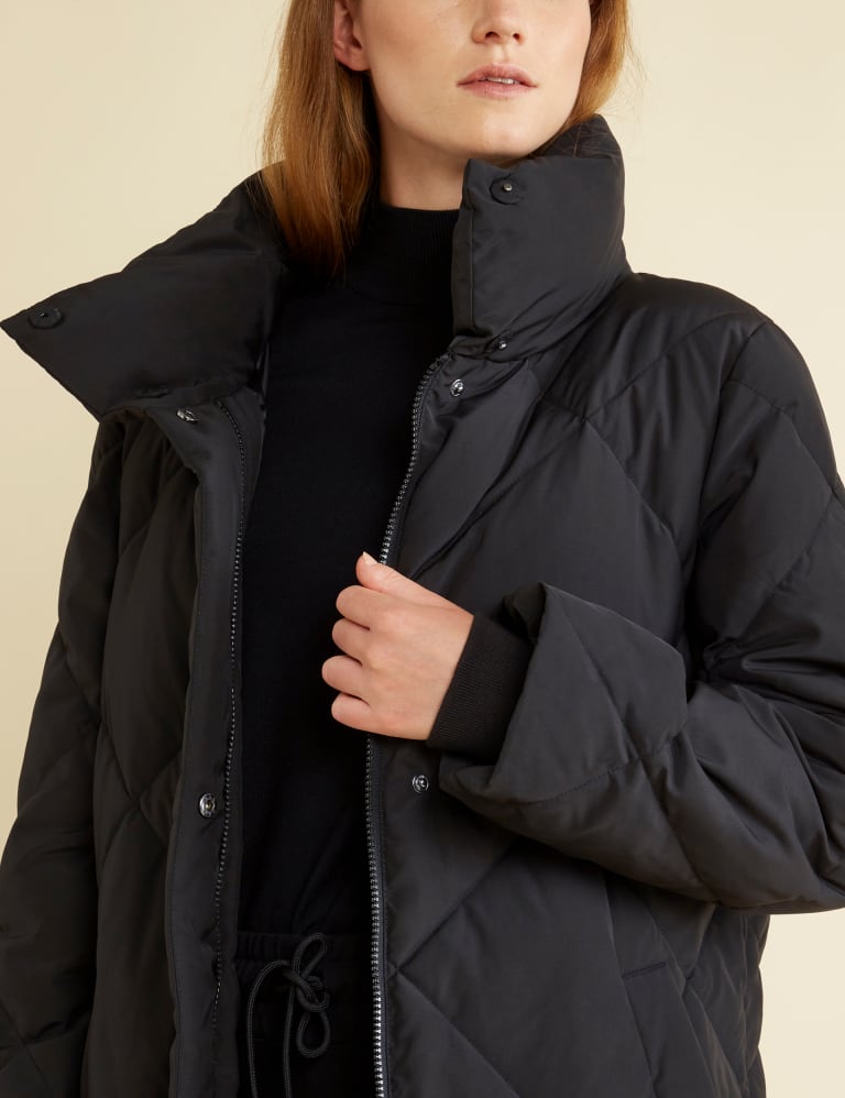 M&s black hot sale puffer jacket