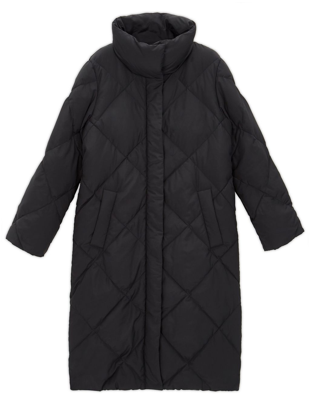 Quilted Longline Puffer Jacket | Albaray | M&S