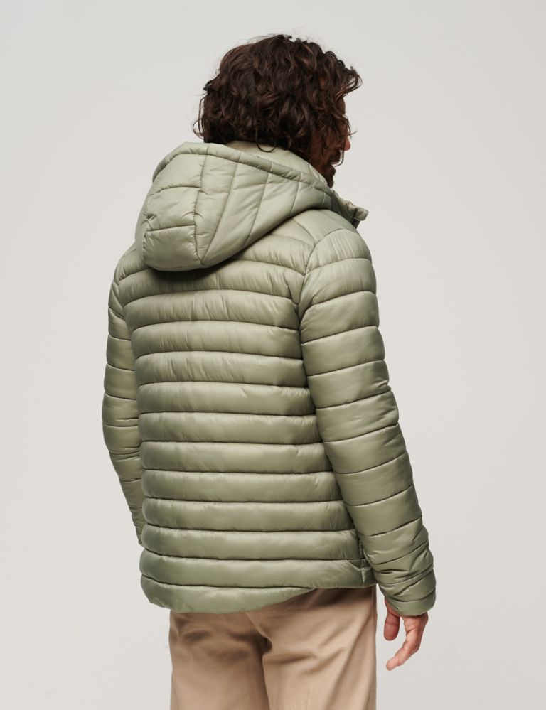 Quilted Padded Hooded Puffer Jacket 4 of 7