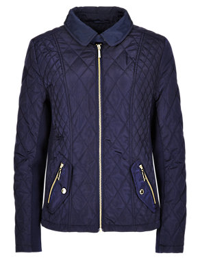 Quilted Padded Jacket with Stormwear™ Image 2 of 6