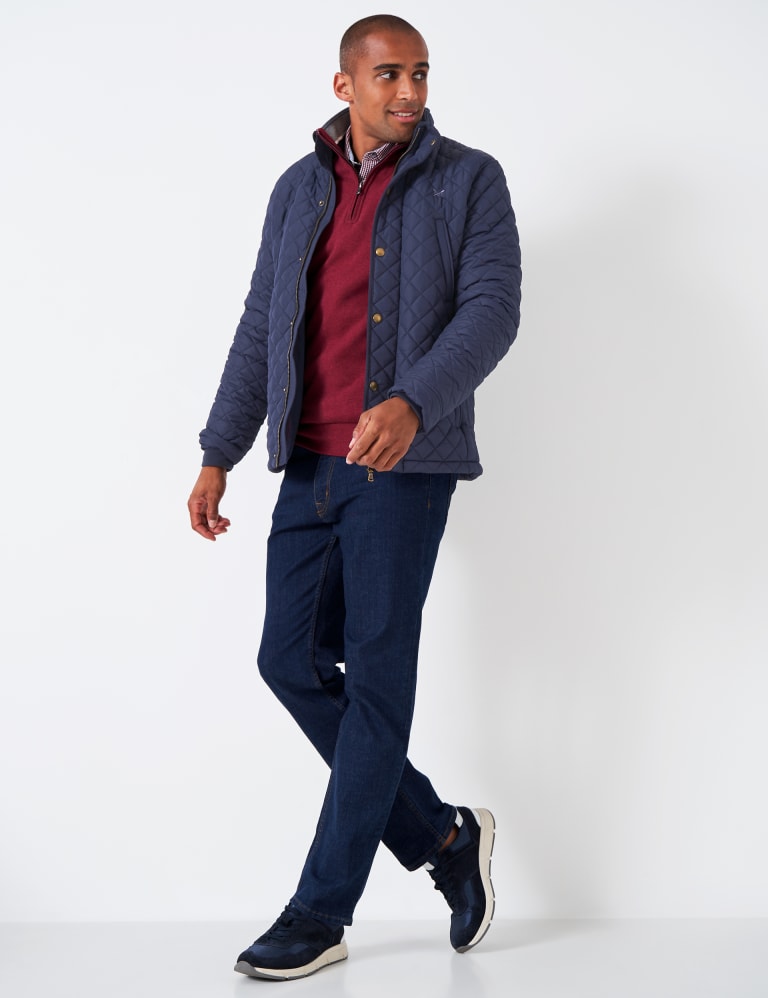 Quilted Puffer Jacket Crew Clothing M S