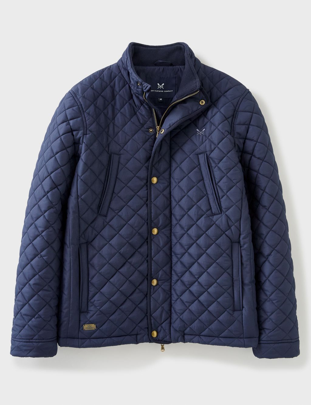 M&S Collection + Recycled Quilted Collarless Puffer Coat
