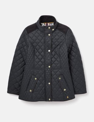 quilted short jacket womens