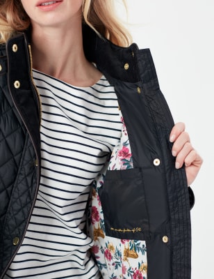 quilted short jacket womens