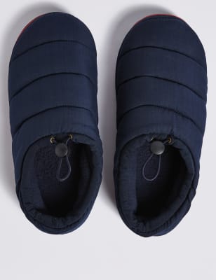 quilted slippers