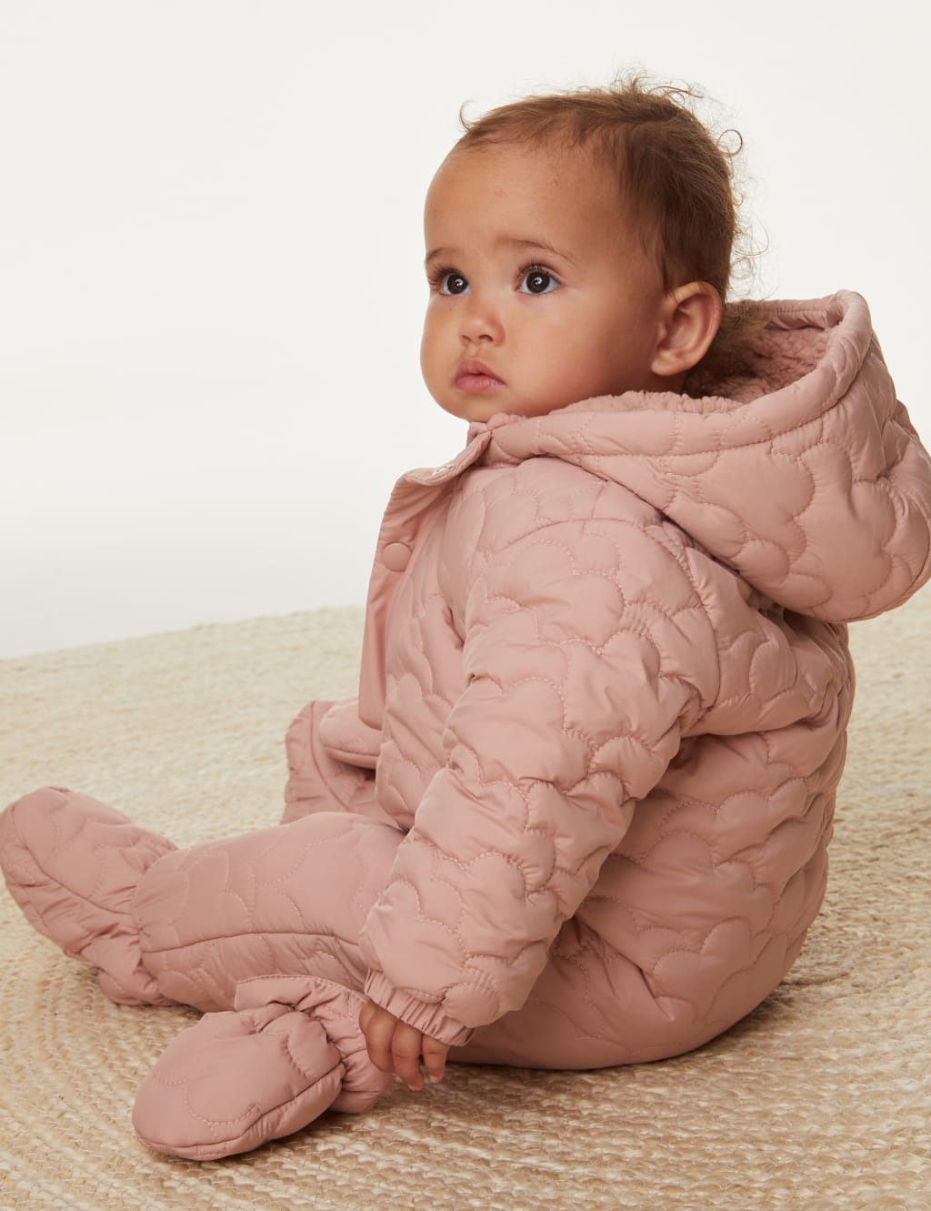 Baby quilted snowsuit new arrivals