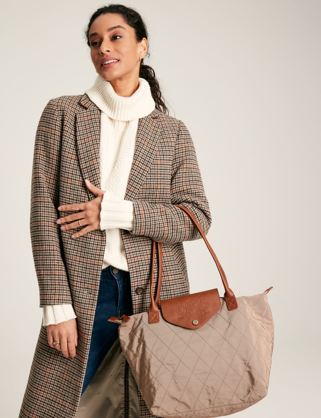 Joules hillwood online quilted tote bag