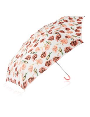 Floral And Bird Umbrella With Stormwear™ Mands Collection Mands 9898