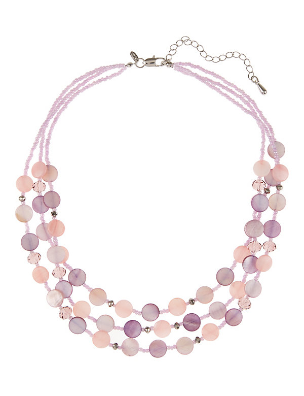 Multi-Row Shell Necklace - SG