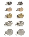 Assorted Ball Stud Earrings Set