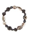 Multi-Faceted Mix Beaded Stretch Bracelet