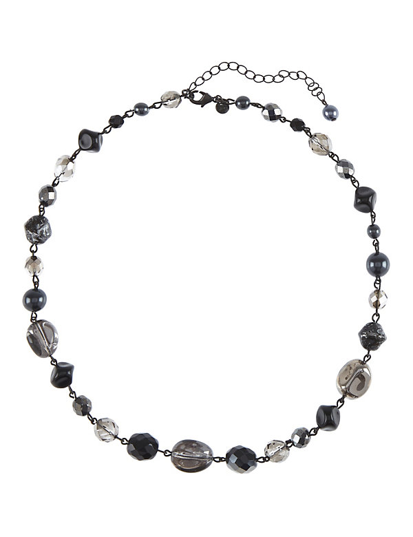 Assorted Bead Collar Necklace - HK