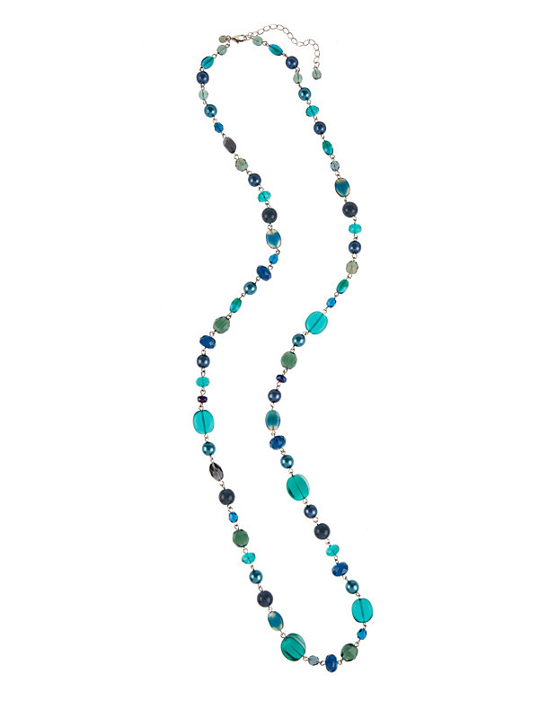 Assorted Czech Glass Long Necklace - JE