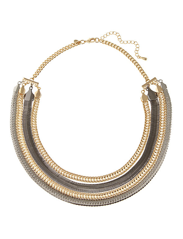 Sleek Multi-Chain Necklace - JE