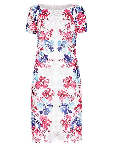 Floral Lace Shift Dress | Per Una | M&S
