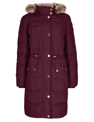 feather filled coats uk