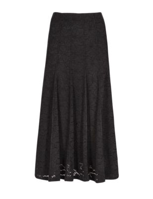 Brushed Textured Midi Skirt | Per Una | M&S