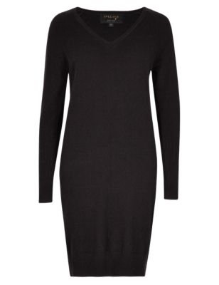 Speziale Pure Cashmere Knitted Tunic Dress | Per Una | M&S